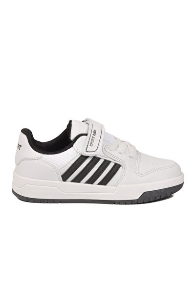 AYK'S White-Black Comfortable Sole Children's Sports Shoes 752 F