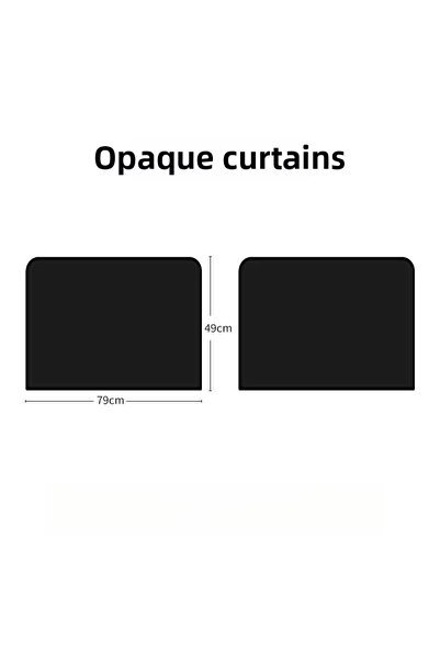 choice2 Rear 2PCS Magnetic Car Window Sunshade Cover Summer UV Protection Car...