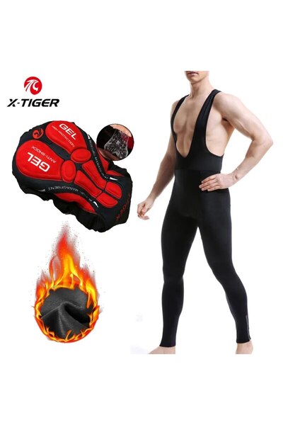 Choice سروال ركوب الدراجات L XM-ZBK-00101 X-TIGER للشتاء، بنطلون حراري لركوب ...