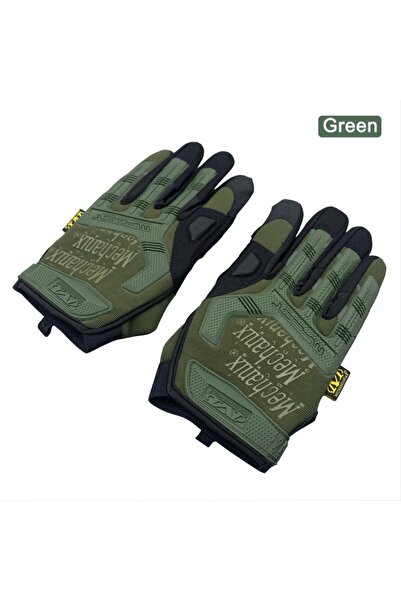 choice2 Green Four Colors Polyester Antiskid Universal Gloves All Finger Outd...
