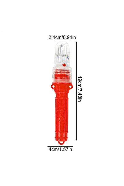 Choice Red Marine Signal Light Waterproof LED Fishing Light Fishery Double Fl...