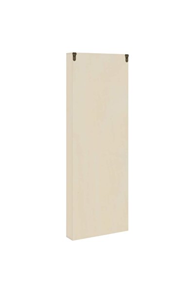 vidaxl Dulap de afișare pe perete Bej 21 x 4,5 x 59 cm Lemn compozit