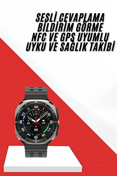 ARMÜZ Smart Watch Music Listening Heart Rate Monitor Nfc and Gps Compatible V...