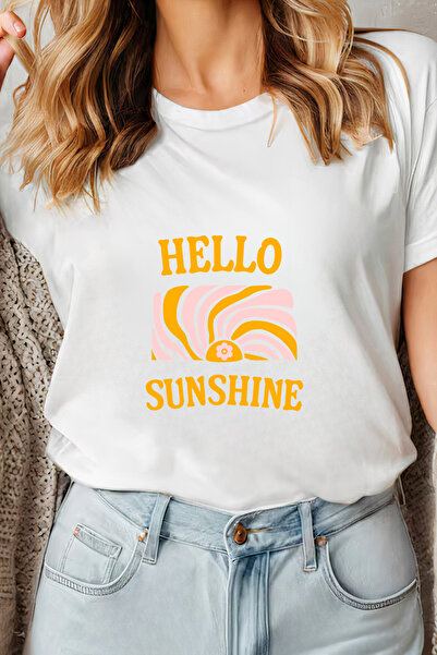 Sarah's Boutique Women's T-shirt – 100% cotton – Hello Sunshine