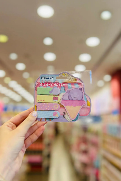 Miniso Gıpta Slushy Notes Adhesive Note Paper – 20 Sheets Colorful Design Pag...