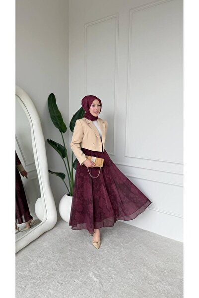 MİREL STORE Yeni Sezon Rüya Şifon Tül Etek Astarlı ( KEMER HEDİYELİ )