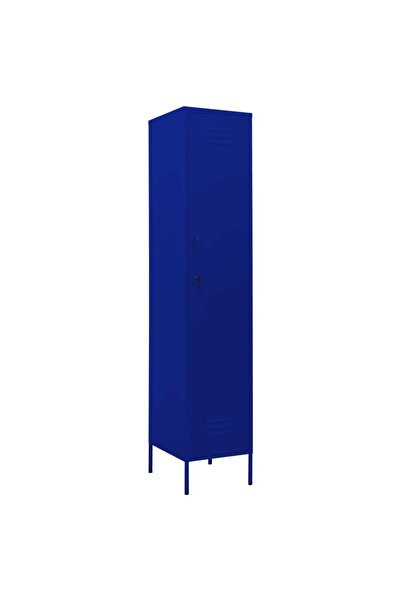 vidaxl Dulap de vestiar, bleumarin, 35x46x180 cm, oțel