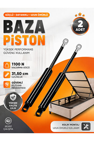 kaynar 1100 N Baza Pistonu Gazlı Amortisör – 31,5 cm 1. Kalite Güçlü Kaldırma...