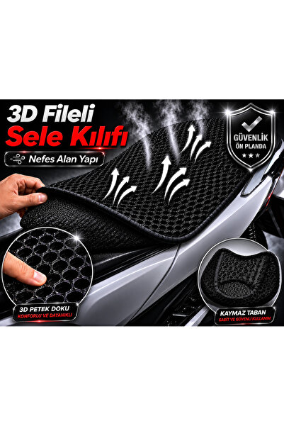 Vi Caro Κάλυμμα σέλας μοτοσικλέτας Rutec Lucca 125 3D Mesh Κάλυμμα σέλας Αναπ...