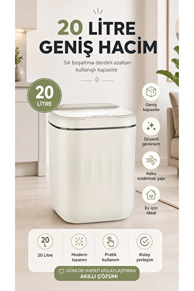 Generic Brand Sensor Trash Can 20 Liters
