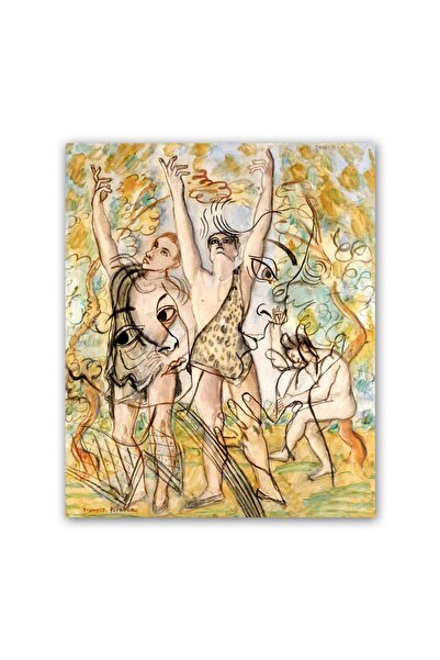 Signtouch Advertising Alayra Reproduction of Famous Canvas Paintings, P.(Jani...