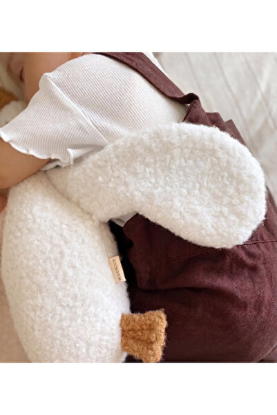 CloudyCotton El yapımı Oyuncak Beyaz Ördek Uyku Arkadaşı, Bebek & Çocuk Odası...