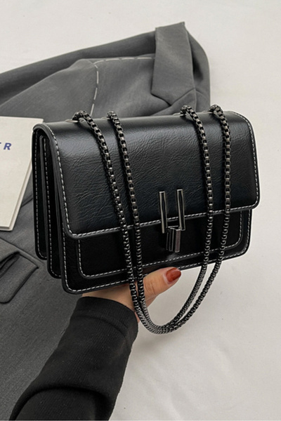 Louis Vettriano Minimalist Women Bag Fashionable Chain Square Bag Retro Style...