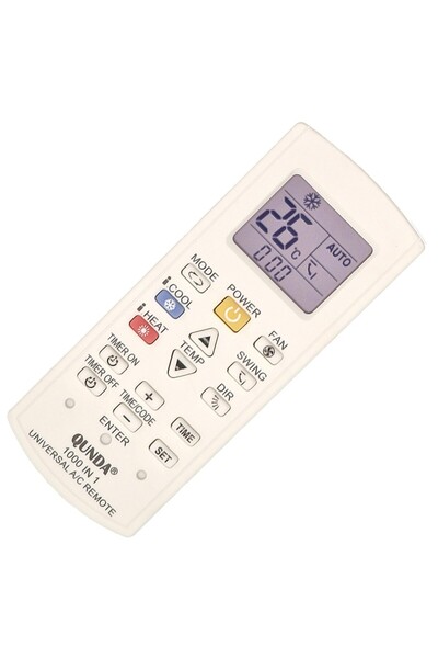 QUNDA Telecomandă QD-1000, universală pentru aparate de aer conditionat 1000 ...