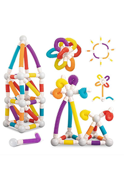 OEM Joc Construcție ,Flexible Magnetic Tube Sticks, GHEMOTOC®, 3D, jucării ed...