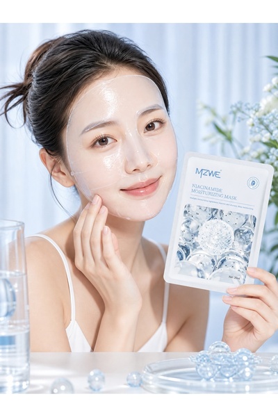 MZWE Mască facială hidratantă cu Niacinamidă – Hidratare și Luminozitate, 25 ml