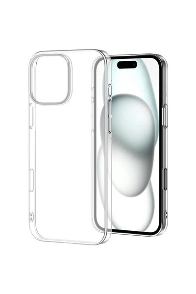 NARE iPHONE 15 Pro Sert Sararmayan Şeffaf Kılıf