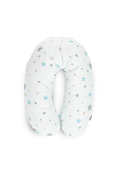 LORELLİ Perna alaptare Bear with swing Blue, 190 cm, husa 100% bumbac ranforce