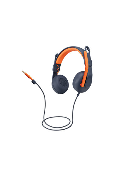 logitech Căști stereo Zone Learn Kids, cu prindere pe ureche, mufă jack de 3....