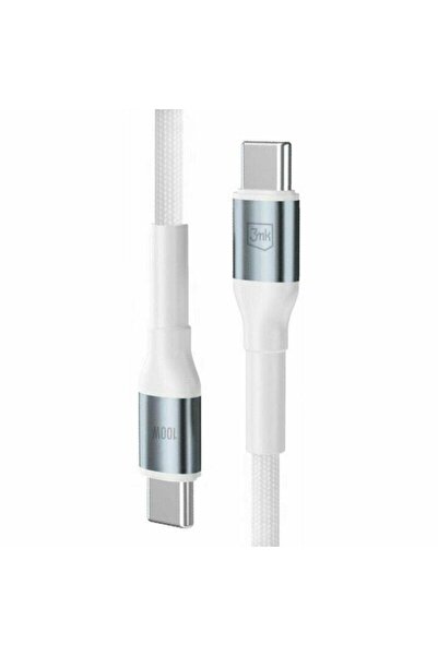3MK Cablu de date și încărcare Hyper N-SERIES, USB-C la USB-C, 2m, 20V/5A, 10...