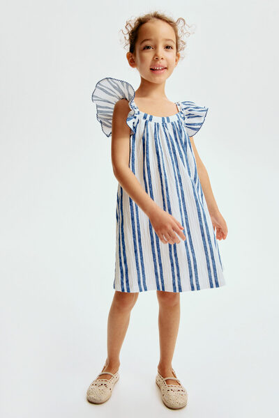 H&M Tekstüre Jarse Elbise