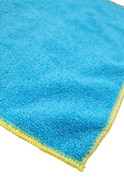 Orvila Mavi Havlu Mikrofiber Temizlik Bezi 41x35 cm Genel Temizlik Bezi Yüzey Temizlik Bezi