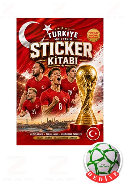 Yuva Yayınları Türkiye Milli Takım Stıcker Kitabı(Futbolcu Kartları Hediyeli)...