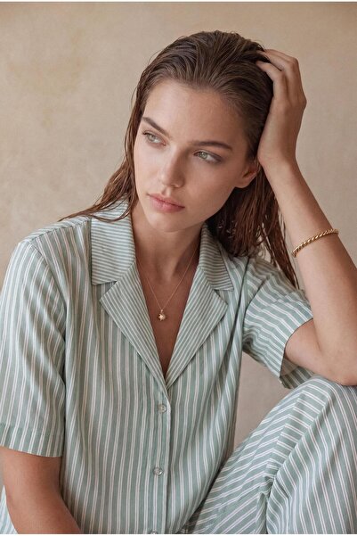 Pierre Cardin Striped Four-Piece Women's Pajama Set - Lx.26241