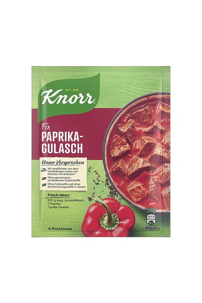 Knorr Fix condimente baza pentru gulas cu ardei in stil unguresc, 48g