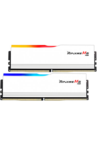 G Skill Memorii G.Skill Ripjaws M5 RGB White Intel XMP 3.0 32GB, DDR5-6000MHz...