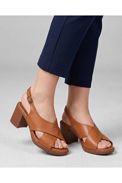 LEYDİ SHOES KCL-07 SANDALE DE DAMĂ DIN PIELE