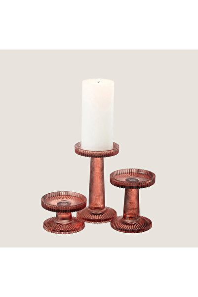 Chakra Kigo Mumluk 3lü Set Kiremit