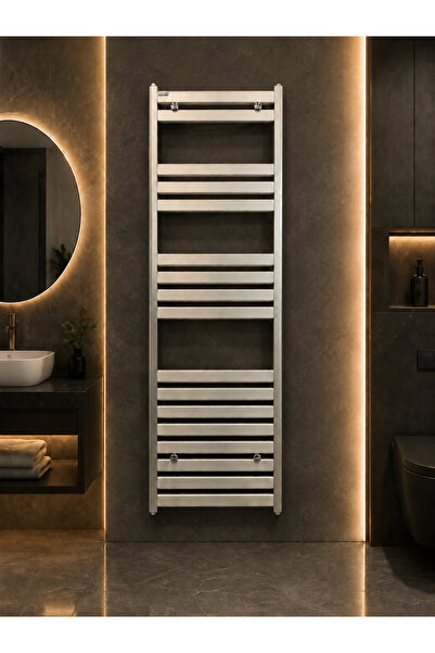 Termorad Alüminyum Özel Üretim Mat İnox 50x170 Petsa Slim Havlupan