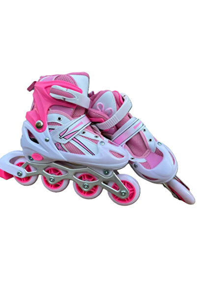 BEREKET PAZAR Silicone Wheels Adjustable Children's Skates with Carrying Bag,...