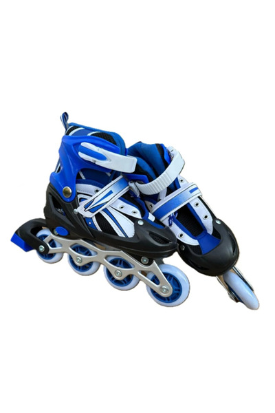 BEREKET PAZAR Silicone Wheels Adjustable Children's Skates with Carrying Bag,...