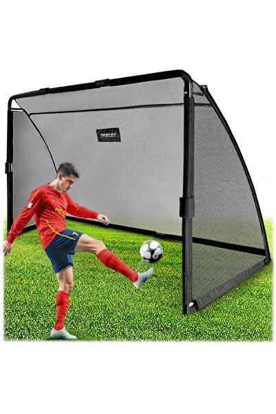 Neo-Sport Poartă de fotbal 300 x 200 x 90 cm NS-497 negru