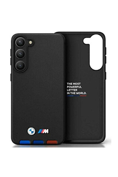 BMW Husă BMHCSA5422PTDK pentru Samsung Galaxy A54, Negru, Negru, Piele cu imp...