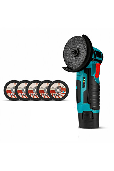 Tim Mini polizor unghiular portabil 48V 2Ah, 19.500 RPM, 2 acumulatori, 5 dis...