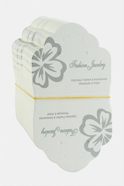 ZERO LAND Zengemtr Large Flower Pendant Cards (220800) 200 Pcs-White