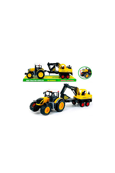 PlayFun Jucărie Tractor Funcțional Detașabil Plastic Cadou Băieți