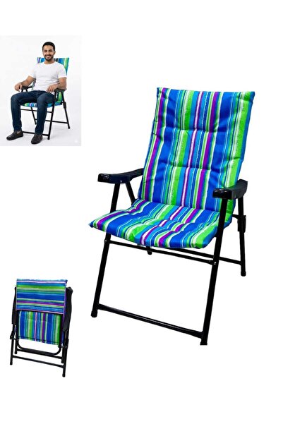 DAY BY DAY Multi Color Camping Chair Comfortable Folding Chair Heavy Duty Loa...