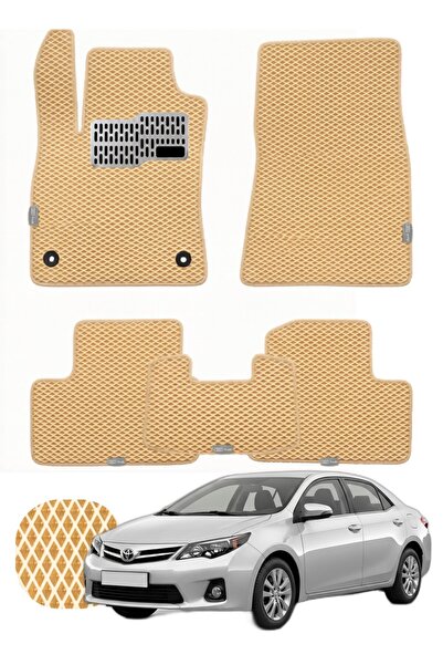 UNAL MAT Toyota Corolla 2013-2019 Özelleştirilebilir Tam Set Premium EVA Pasp...