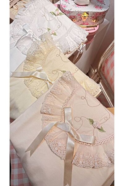 sunshine boutique15 كوفله مواليد قطن بثلاث الوان - ابيض