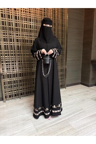 YOU ABAYA عباية فريال دبل كلوش قماش كريب الاناقة