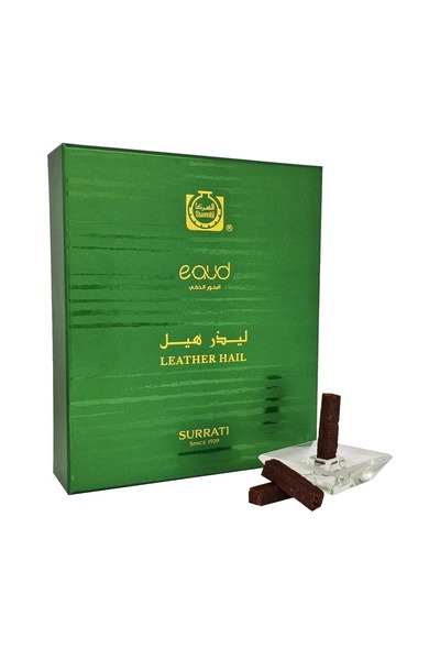 Surrati بخور عود ليذر هيل من سرّاتي 16قطعة مع المبخرة