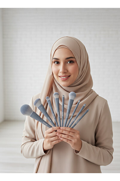 Yallabena 12‑Piece Professional Makeup Brush Set – Nanofiber Bristles with Tr...