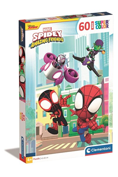 CLEMENTONI Puzzle Clementoni, Maxi, Spidey si prietenii sai, 60 piese