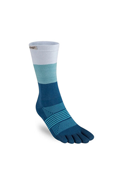 injinji WOMEN'S TRAIL MIDWEIGHT CREW COOLMAX - XS/S - أزرق سماوي