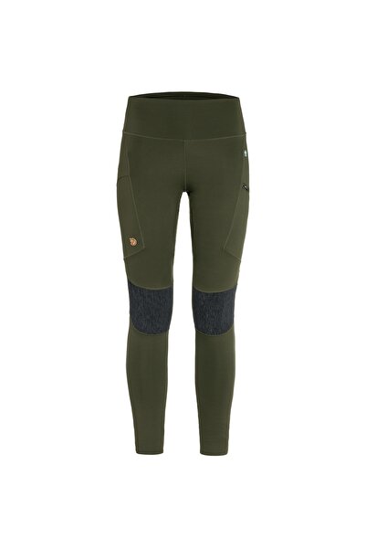 Fjallraven Γυναικεία κολάν πεζοπορίας Fjällräven Abisko HD-Kaki-L