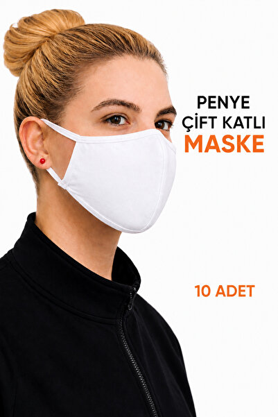 ByDon PENYE MASKE 10'LU AVANTAJ PAKET PAMUK ( yıkanabiir kumaş )